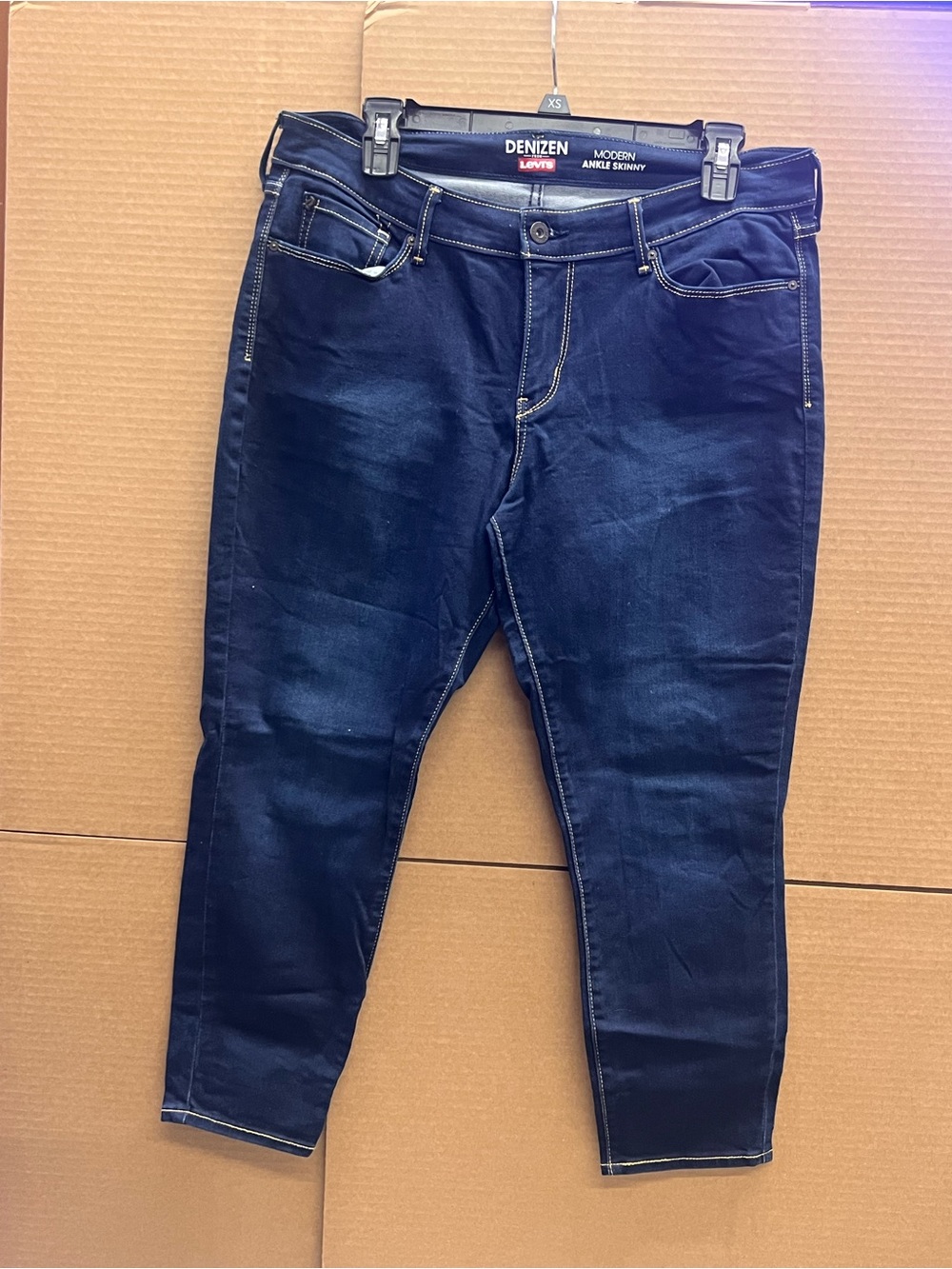 Denizen from Levi's Dark Blue Ankle Skinny Women Jeans 14
